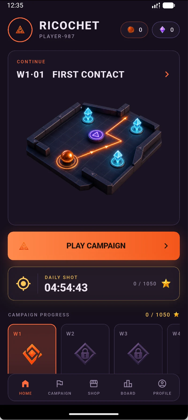 Ricochet screenshot
