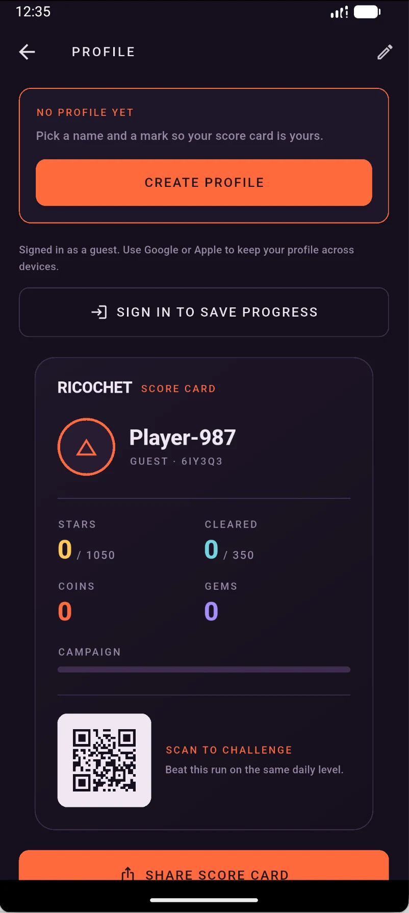 Ricochet screenshot